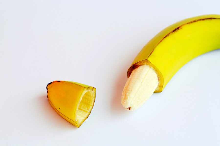 банан без шапочки