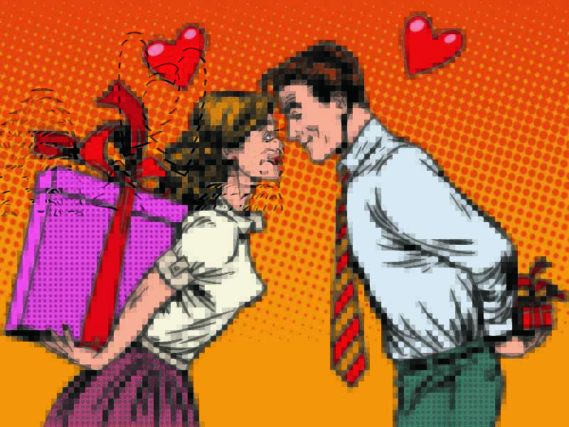 Подарить девушке на День Святого Валентина