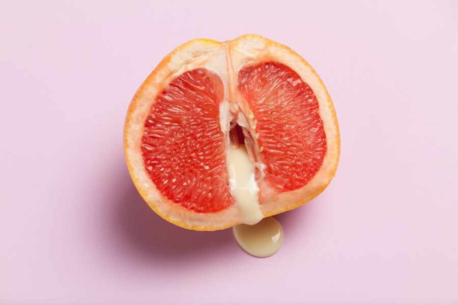 грейпфрут со сливками