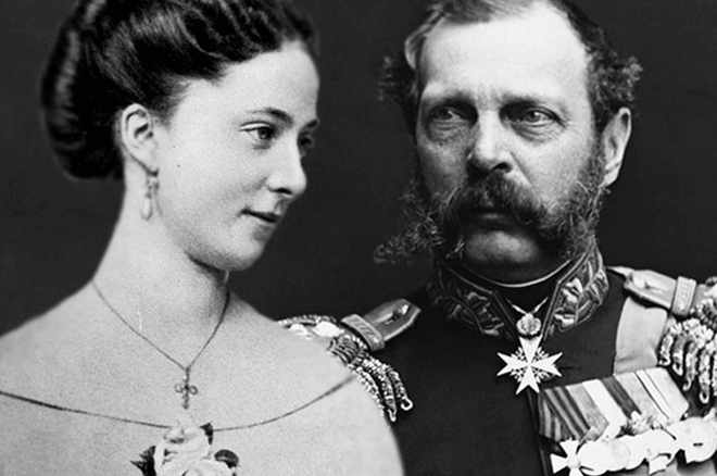 Император Александр II и Екатерина Долгорукова