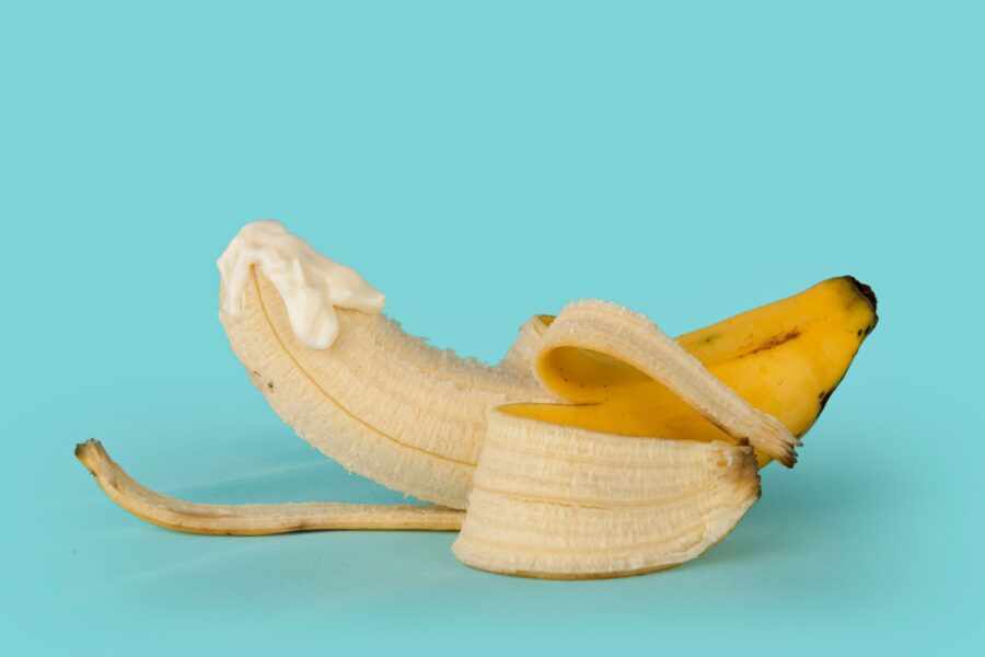 банан со сливками